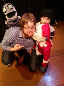 I saw Santa kissing Charlie-claus